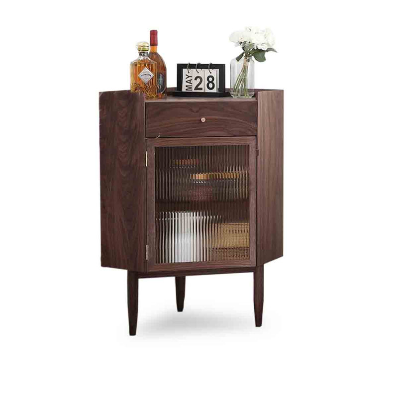 Modern Simple Multi-Functional Accent Cabinet, Brown