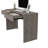 Arkansas Desk with Drawers and Spacious Surface, Dark Finish, Modern and Compact Design for Office or Study, Ash Gray-974861365