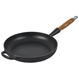 Le Creuset Enameled Cast Iron Alpine Wood Handle Fry Pan, 2.25Qt. - Flame