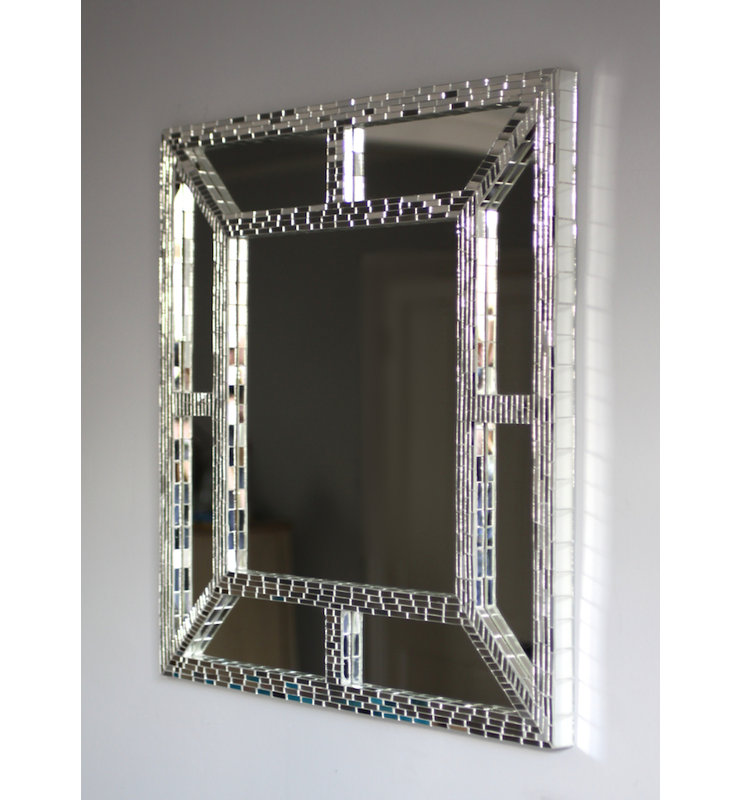 Flat Wall Mirror, 60cm H x 60cm W, Mirrored