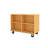 36'' H x 48'' W Double Sided Book Cart with Wheels-1837226715
