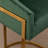 Sistrunk Velvet Tufted Bar Stool with Metal Frame-806492618