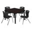 Ensemble de table de salle à manger et de chaises Kee-73412823-79646461-93832724