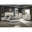 Commode à 6 tiroirs contemporaine blanche antique avec un grand espace de tiroir