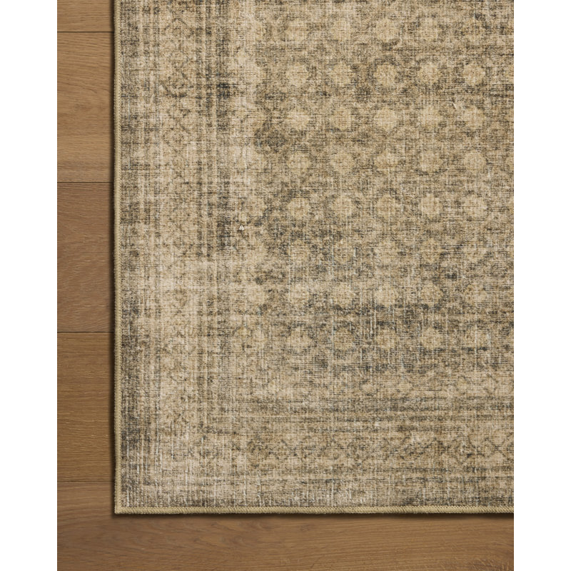 Tapis Chris Loves Julia x Loloi Ramona couleur blé/tabac, 5'-0" x 7'-6"