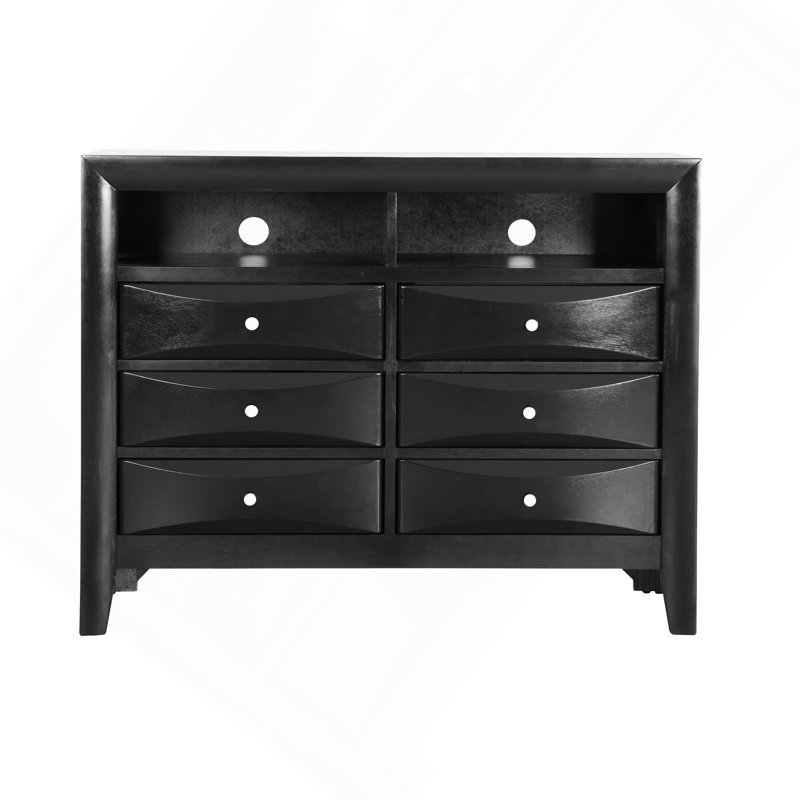 Commode média Marilla, Noir