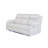 White Reclining Sofa featuring LED Lights