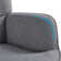 Upholstered Accent Chair with Footstool