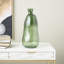 Recycled Glass Handmade Curved Spanish Abstract Decorative Vase-684378421