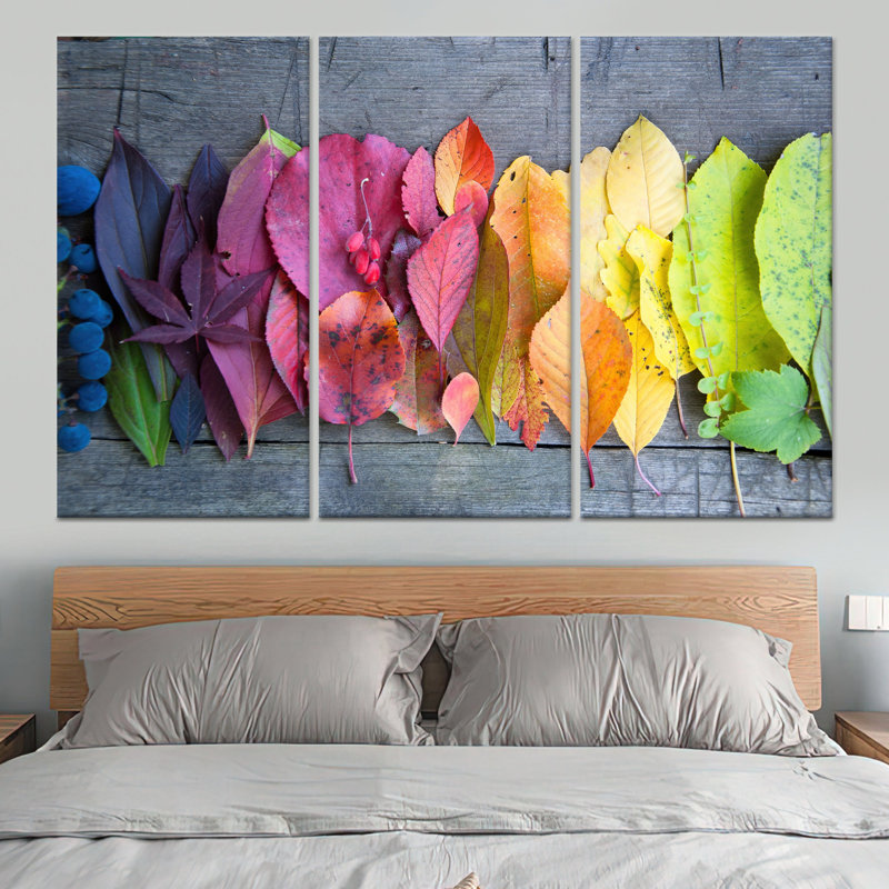 «Autumn Leaves», toile tendue 3P, H: 27,6 po x l: 59,1 po