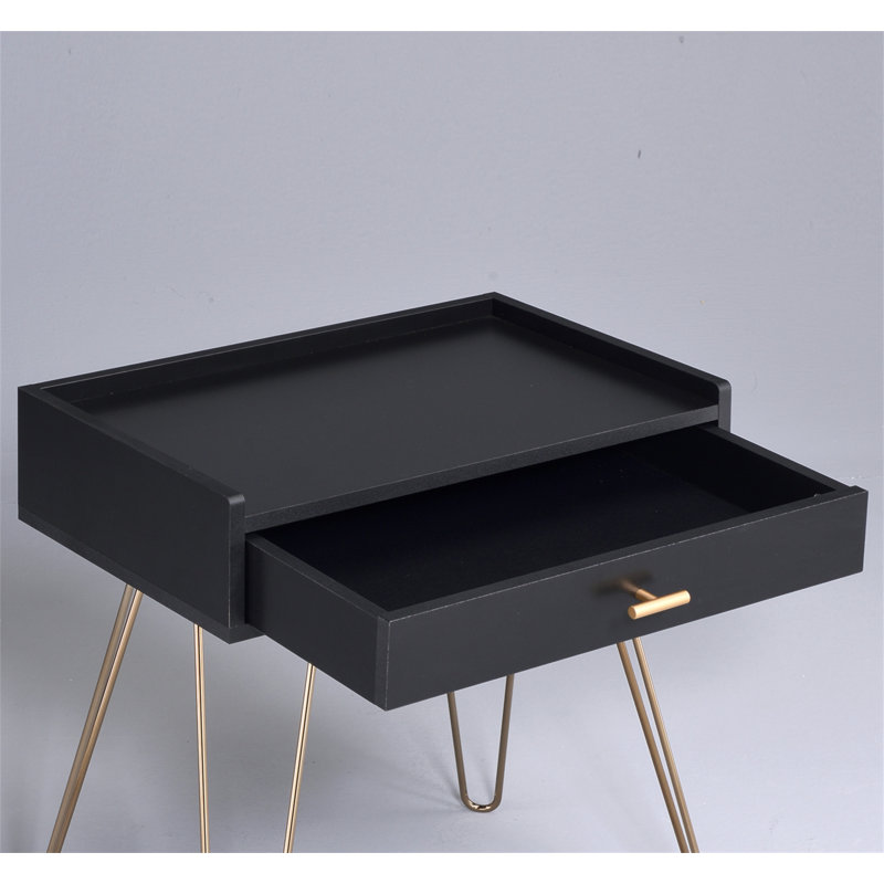 Table de bout avec rangement Ivylynn Jannie