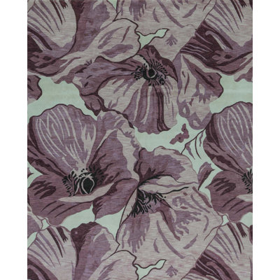Tapis rose de haute qualité noué à la main