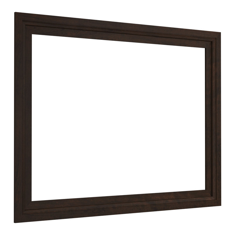 Damask® Medicine Cabinet Surround, 40" Wide, Claret Suede, Molded