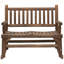Chaise berçante en bois pour 2 personnes-1067212009