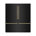 Acier inoxydable noir / bronze champagne