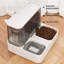 Ensemble de distributeur d'eau 2 en 1 pour chats et petits chiens Snugspot