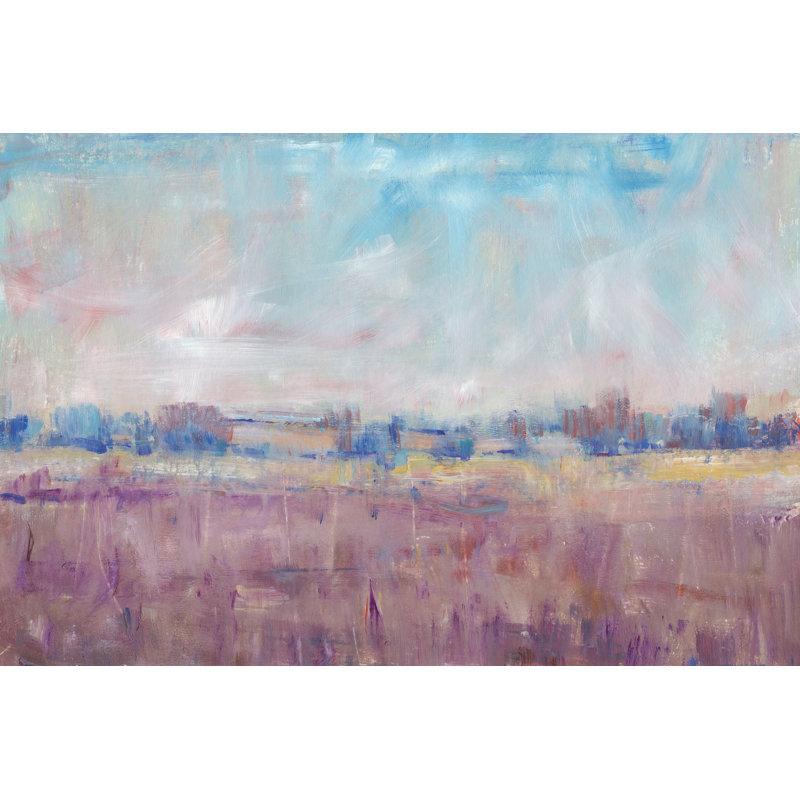 Indigo Gathering I by Tim OToole - Wrapped Canvas Painting, 30cm H x 46cm W