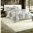Modern Cotton Blend Bedding Sets, King/cal King With Chenille Texture For Home Style