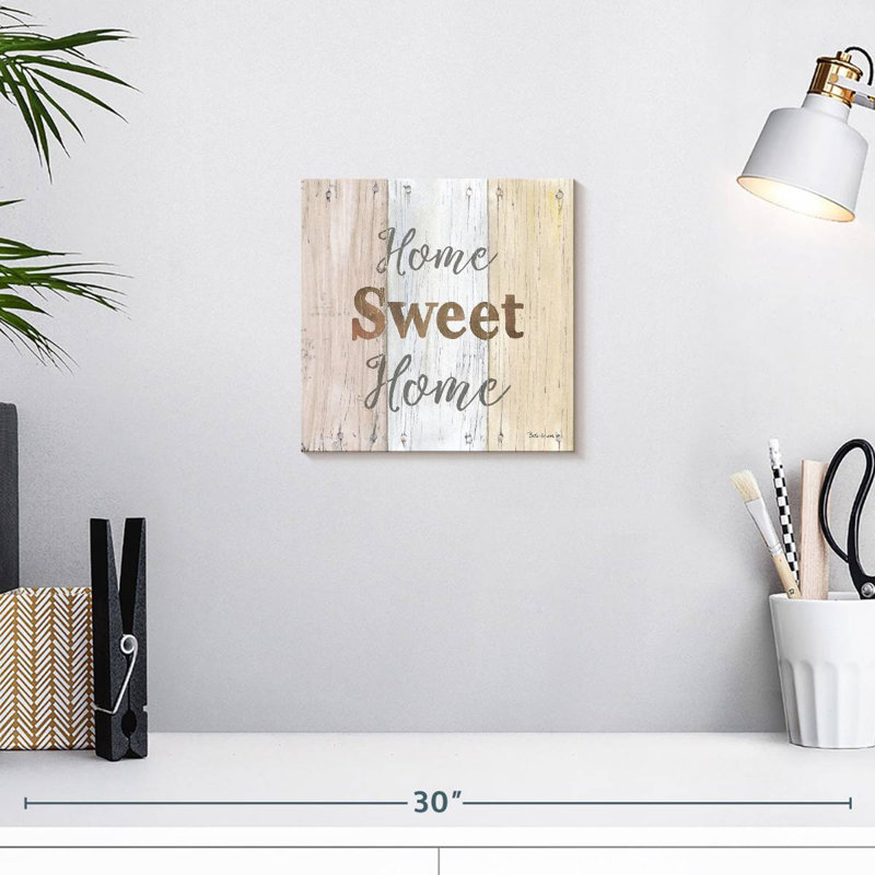 Plaque murale Kema Farmhouse Home Sweet Home, H 10 po x l 10 po