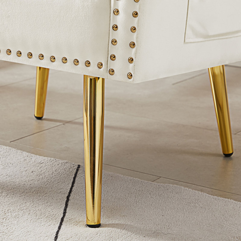 Chaise d'appoint rembourrée