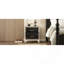 Table de chevet élégante avec poignée en métal, table de chevet avec miroir et 2 tiroirs pour la chambre à coucher et le salon-7634711
