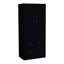 Armoire Taly avec portes doubles, 2 tiroirs et tringle-1644918509