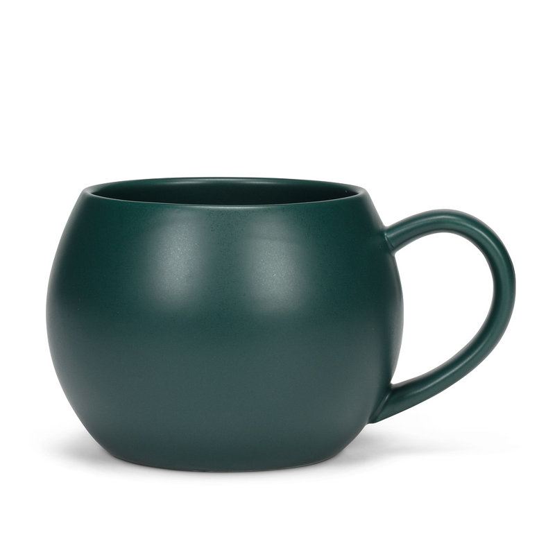 Dracoulis Stoneware Coffee Mug, Green