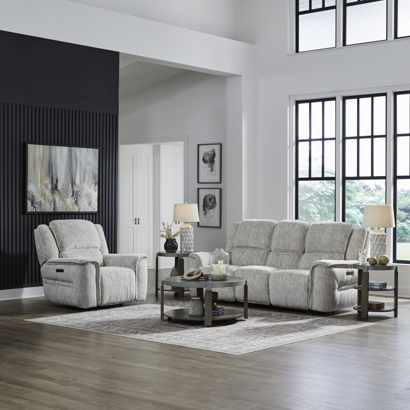 Ensemble de salon inclinable et inclinable Kor Zero Gravity, 2 Pieces: Sofa, Chair