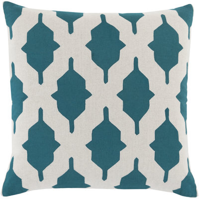 Geometric Wool Blend Reversible Pillow Cover
