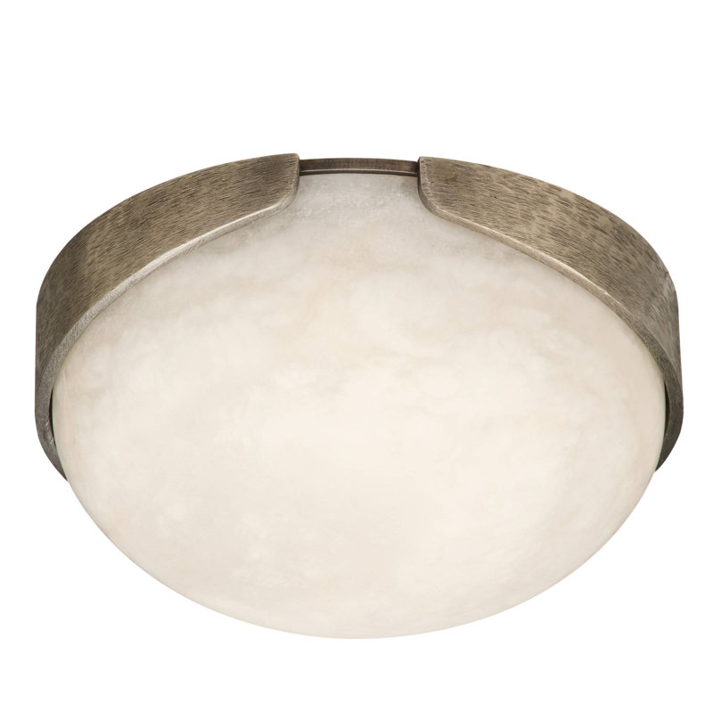 Elara Mini Flush Mount, White Bronze