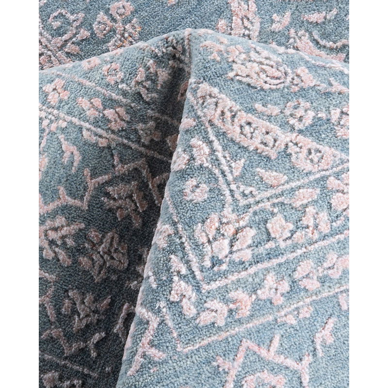 Overdyed One-of-a-Kind 9' x 11'10" Hand Knotted Area Rug