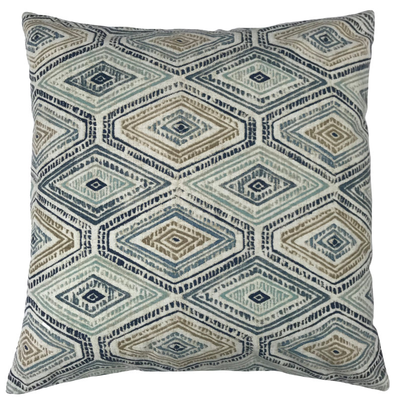 Coussin Alazea, 22 po x 22 po, Pierre bleue