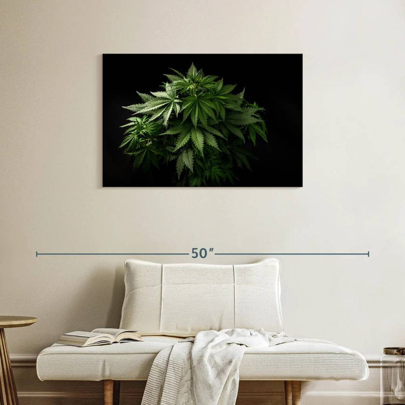 Senne Marijuana Cluster, 24" H x 36" W