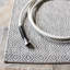 Tapis intérieur / extérieur à motif géométrique gris-33678625