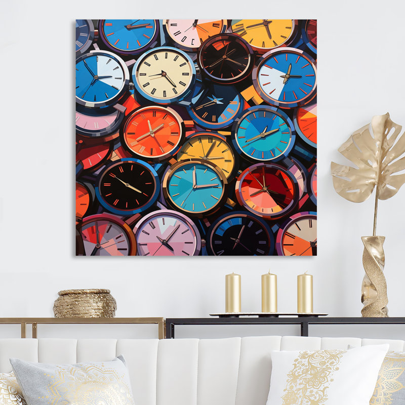 «Luxury Watches», art mural sur toile, Toile tendue, H 16 po x l 16 po x P 1 po