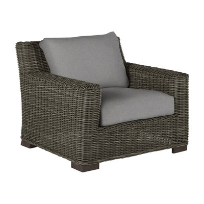 Rustic Woven Lounge Chair