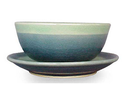 Celadon Handmade Earthenware Dinnerware Set