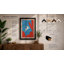 Leaping Hare Modern - Framed Print-982420797-982420795