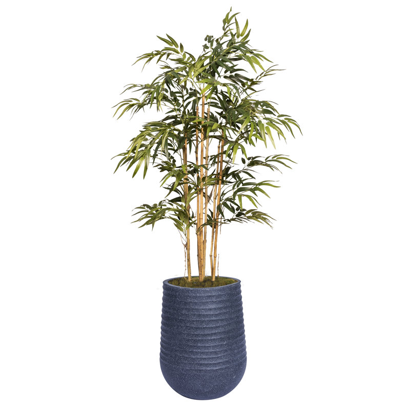 Arbre artificiel en pot 65,08 po, Noir