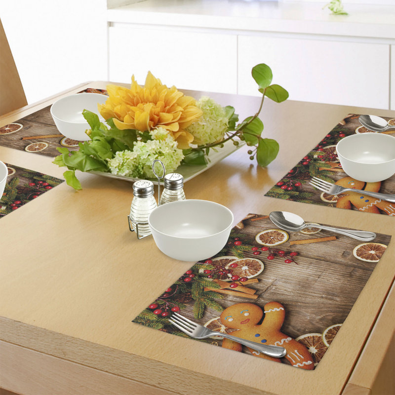 Ensemble de 8 napperons East Urban Home