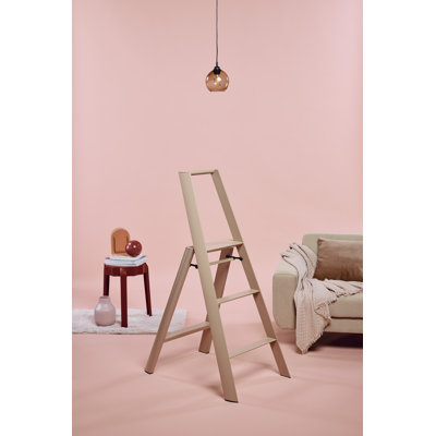 3 - Step Aluminum Lightweight Folding Ladder Step Stool