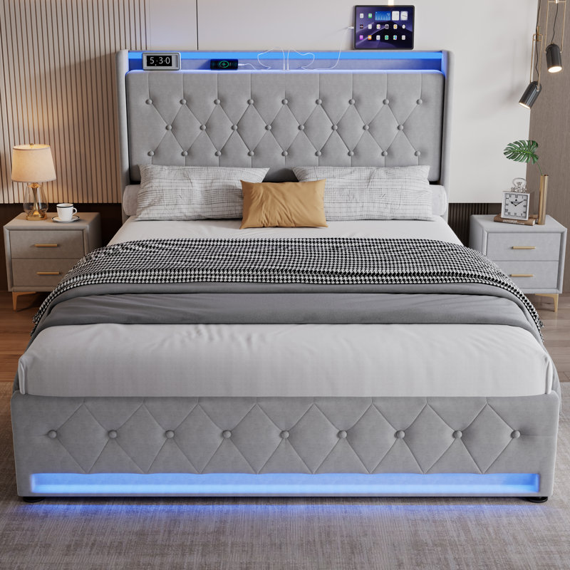 Metal Storage Bed