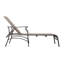 Paire de chaises longues en aluminium Trevi