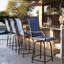 Tabourets de bar pivotants en polyester toutes saisons revêtus de PVC-243600404-238263513