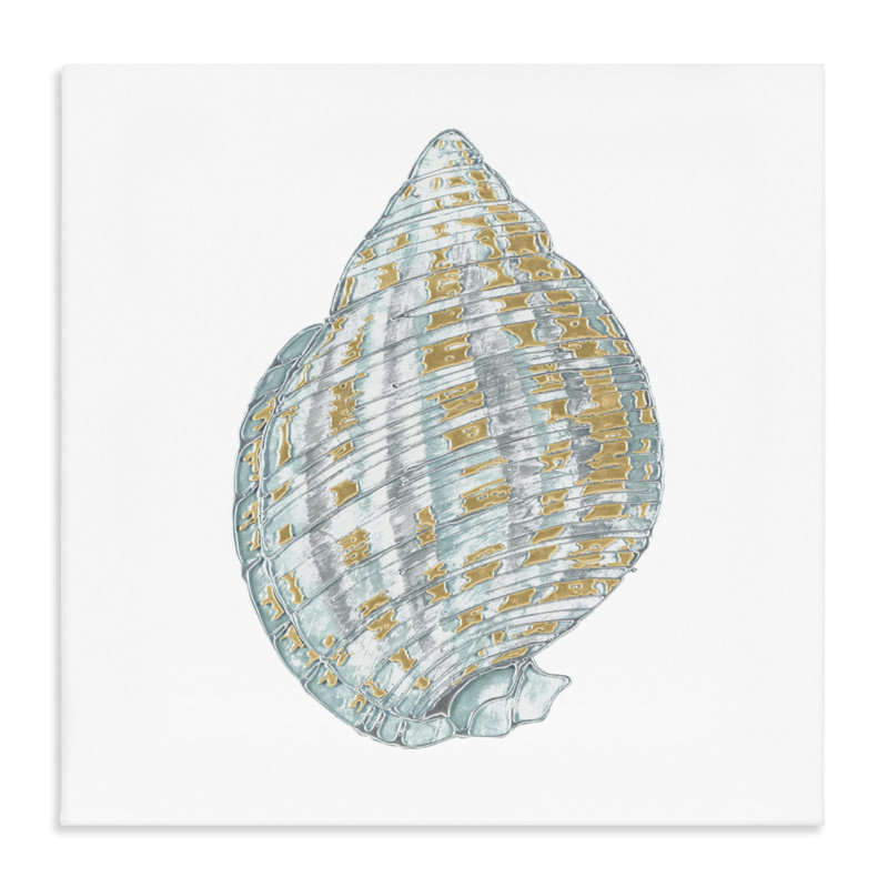 Toile en spirale Regal Shells, conception par Lorenzo Collective, H 24 po x l 24 po