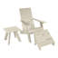 Chaise Adirondack en plastique avec table Byrnes-1672100865