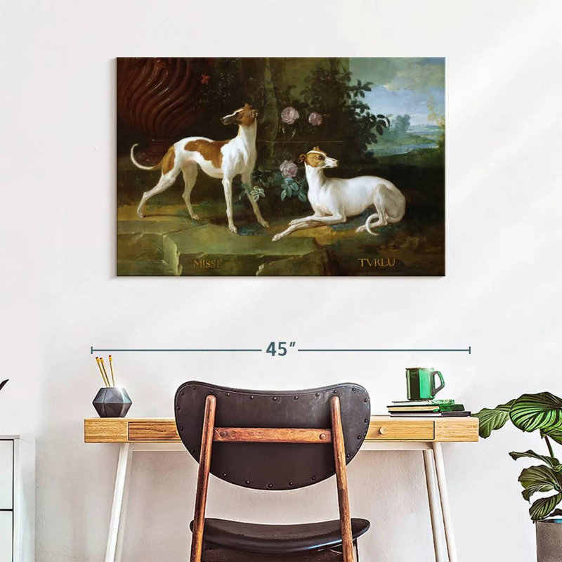 Misse And Turlu, 26" H x 39" W