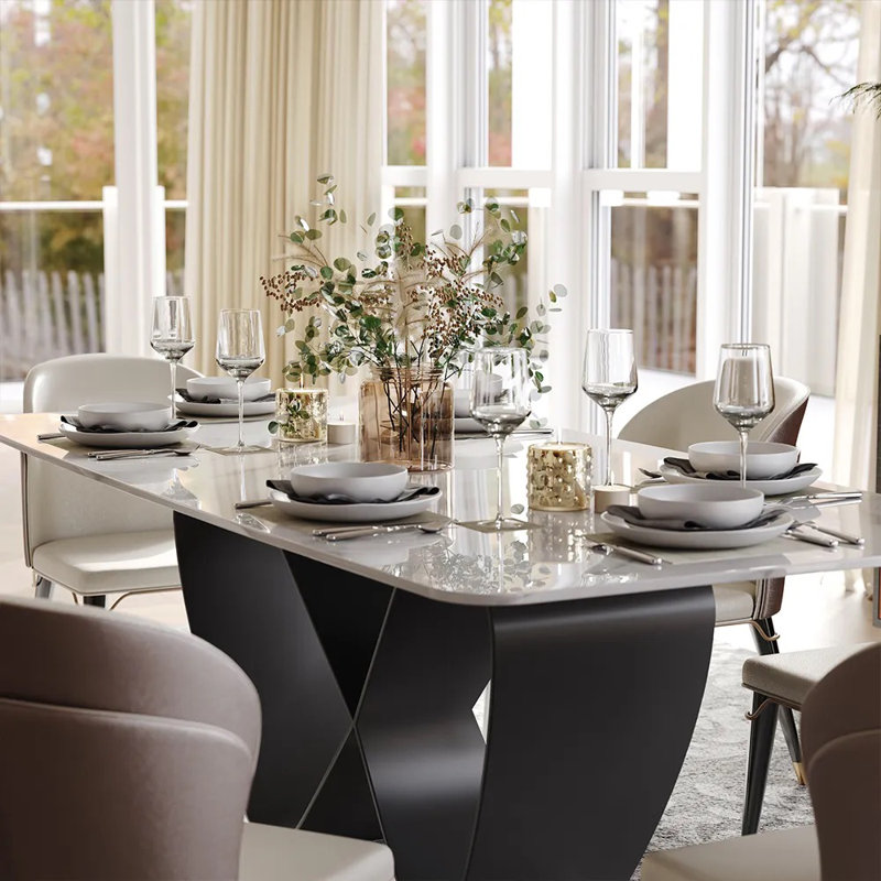 Table de salle à manger Hasena, L 55 po x L 94,49 po