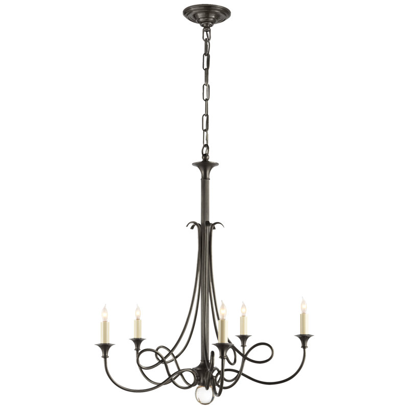 Twist 5 - Light Chandelier, Bronze