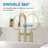 Bridge Pull Down Kitchen Faucet, 3 Hole 8 Inch Kitchen Sink Faucet-108053193